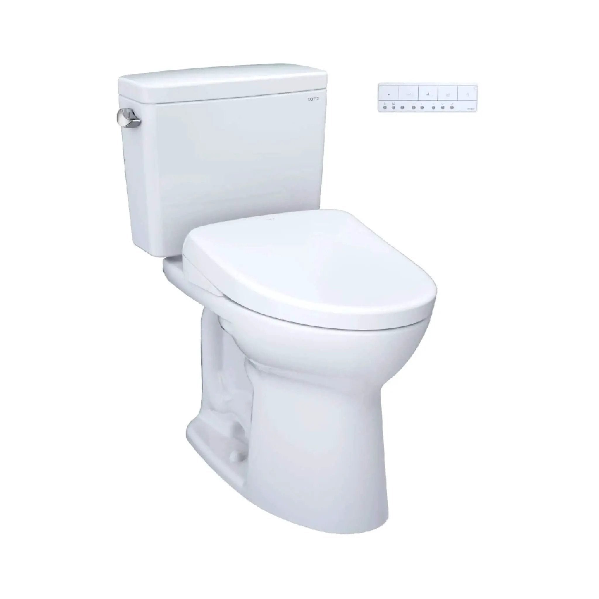 [MW7764736CEFGA#01] TOTO Drake 1.28 GPF Universal Height Toilet With S7A Auto Open Bidet Seat And Auto Flush (SAK73826) by SAKSBY WHOLESALE