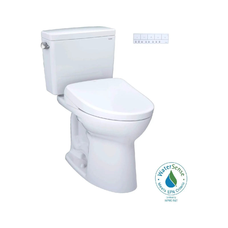 [MW7764736CEFGA.10#01] TOTO Drake Washlet S7A With 1.28 GPF Universal Height 10-Inch Rough-In Elongated Bidet Toilet (SAK35691) by SAKSBY WHOLESALE