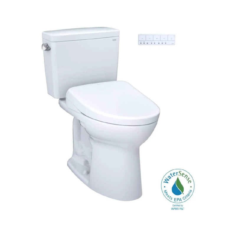 [MW7764736CEG#01] TOTO Drake 1.28 GPF Two Piece Washlet Elongated Toilet Seat With S7A Heated Auto Open/Close Lid (SAK64105) by SAKSBY WHOLESALE