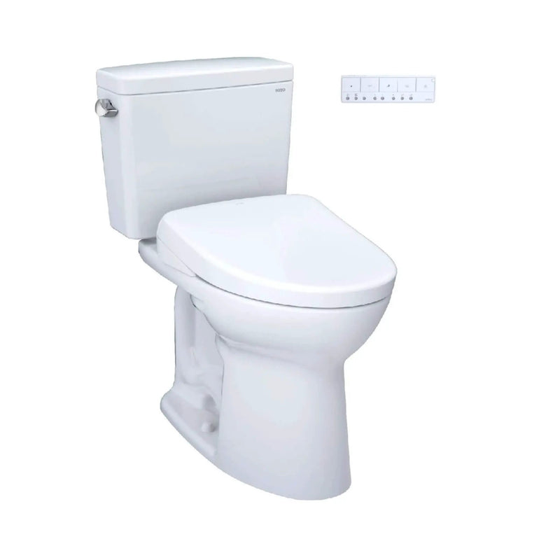[MW7764726CEFGA.10#01] TOTO Drake 1.28 GPF Universal Height Toilet 10-Inch Rough In With Washlet S7 Bidet Seat (SAK32478) by SAKSBY WHOLESALE