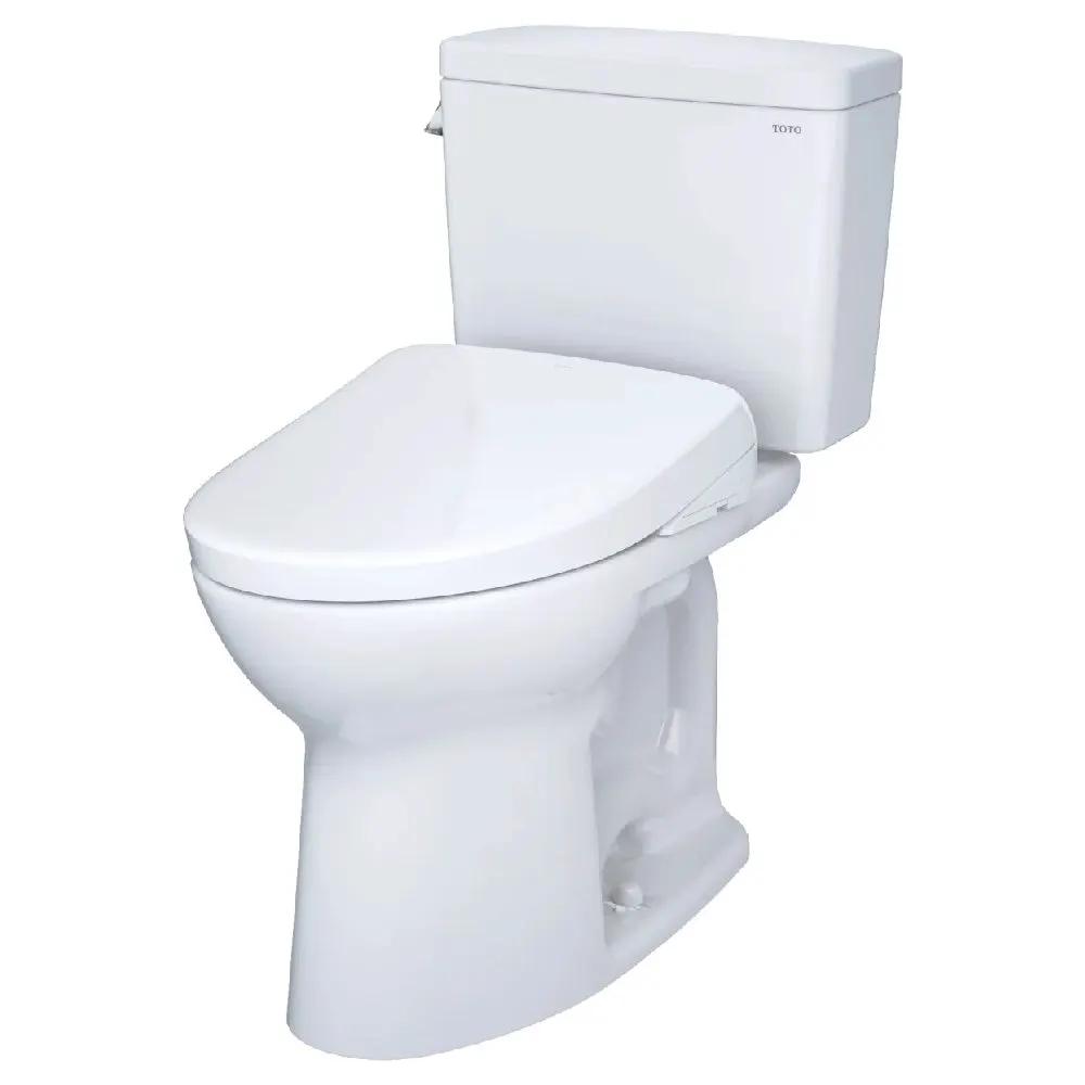 [MW7764736CSFGA#01] TOTO Drake 1.6 GPF Elongated Toilet With S7A Auto Open Bidet Seat And EWater (SAK15280) by SAKSBY WHOLESALE