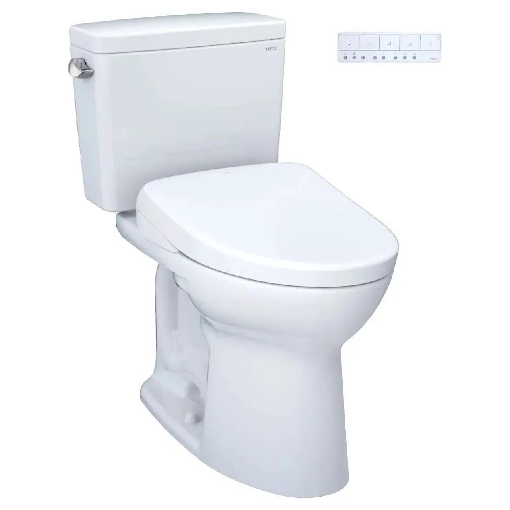 [MW7764736CSFGA#01] TOTO Drake 1.6 GPF Elongated Toilet With S7A Auto Open Bidet Seat And EWater (SAK15280) by SAKSBY WHOLESALE