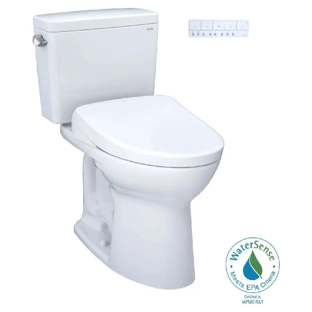 [MW7764736CSFGA#01] TOTO Drake 1.6 GPF Elongated Toilet With S7A Auto Open Bidet Seat And EWater (SAK15280) by SAKSBY WHOLESALE