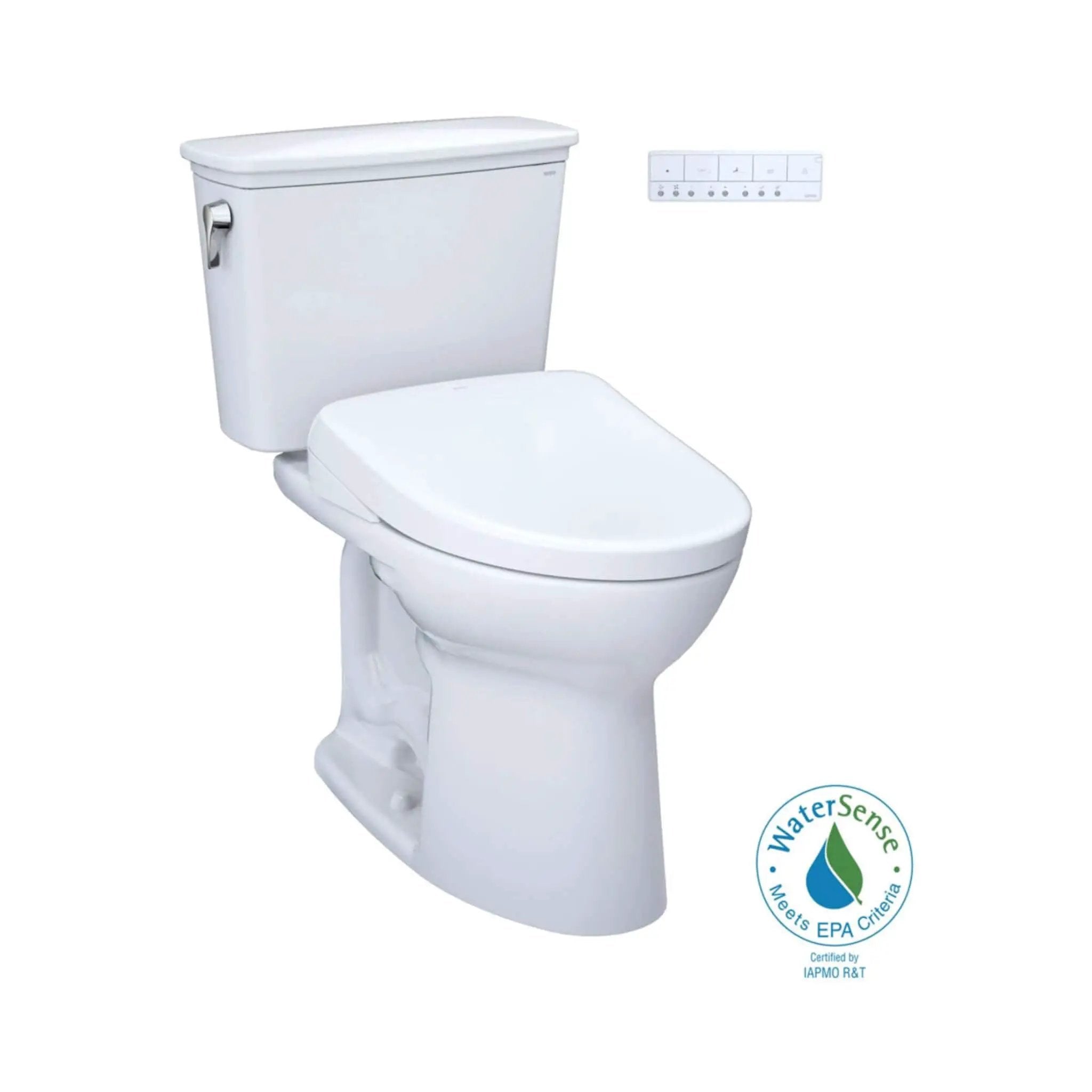 [MW7864726CEFG#01] TOTO Drake 1.28 GPF Elongated Chair Height Toilet Seat With Transitional Washlet S7 (SAK18215) by SAKSBY WHOLESALE