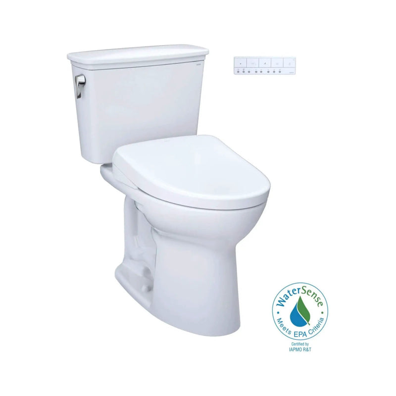 [MW7864736CEG#01] TOTO Drake 1.28 GPF Tornado Flush Toilet With Washlet S7A Bidet Seat (SAK56130) by SAKSBY WHOLESALE