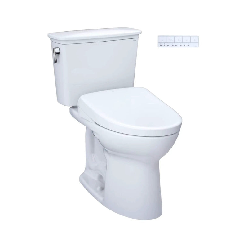 [MW7864736CEG#01] TOTO Drake 1.28 GPF Tornado Flush Toilet With Washlet S7A Bidet Seat (SAK56130) by SAKSBY WHOLESALE