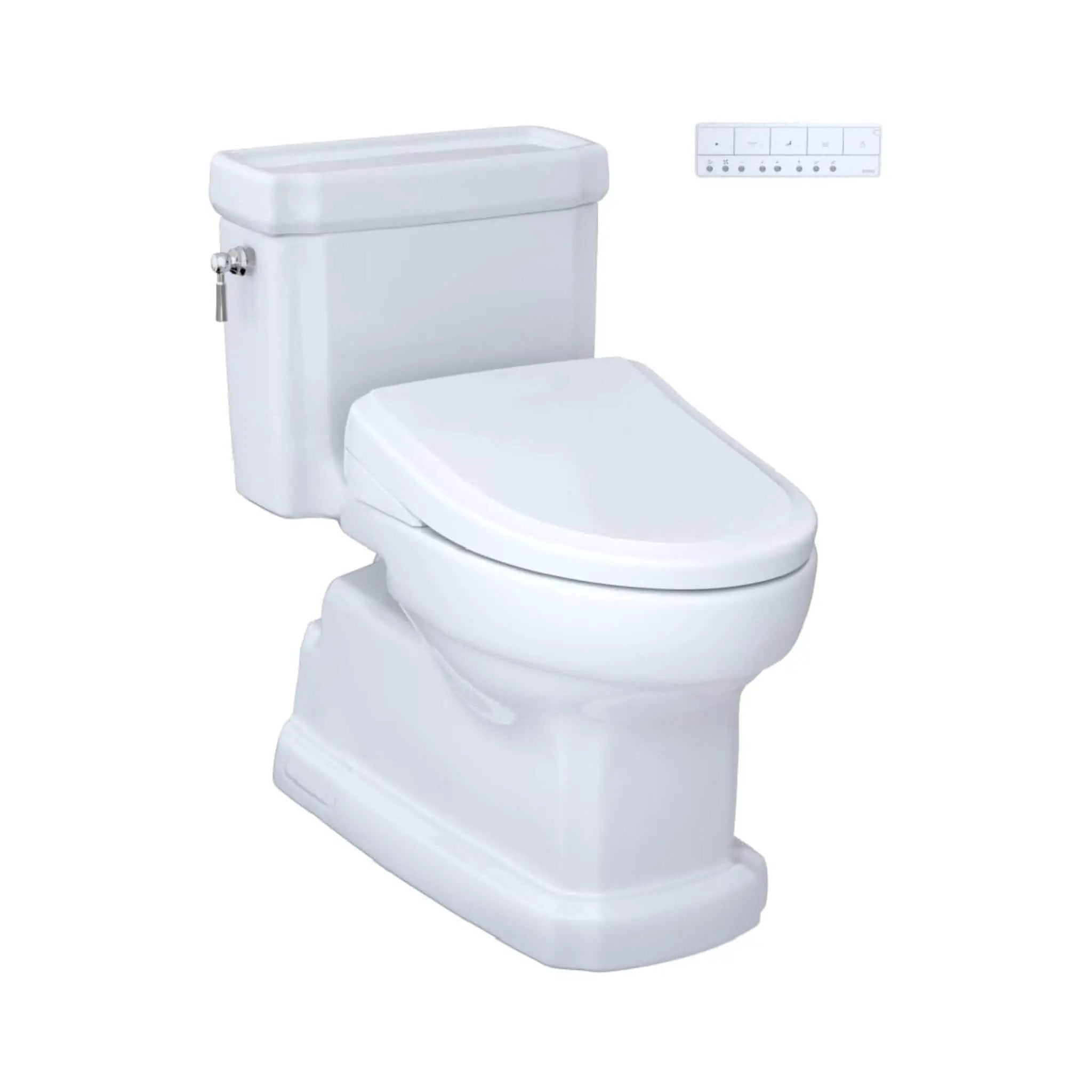 [MW9744734CEFGA#01] TOTO Guinevere 1.28 GPF Elongated Chair Height Toilet With Washlet+ S7A Tornado Auto Flush (SAK41037) by SAKSBY WHOLESALE