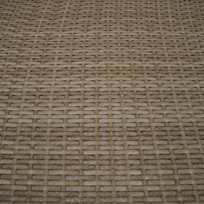 Tan Wicker Patio Deck Box with 113 Gallon Storage and Metal Frame by Sharicks