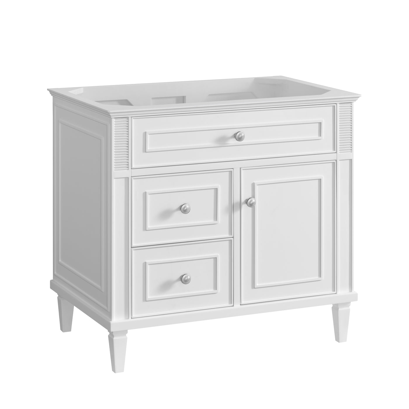 James Martin Lorelai 36" Single Bathroom Vanity, Bright White, view 32