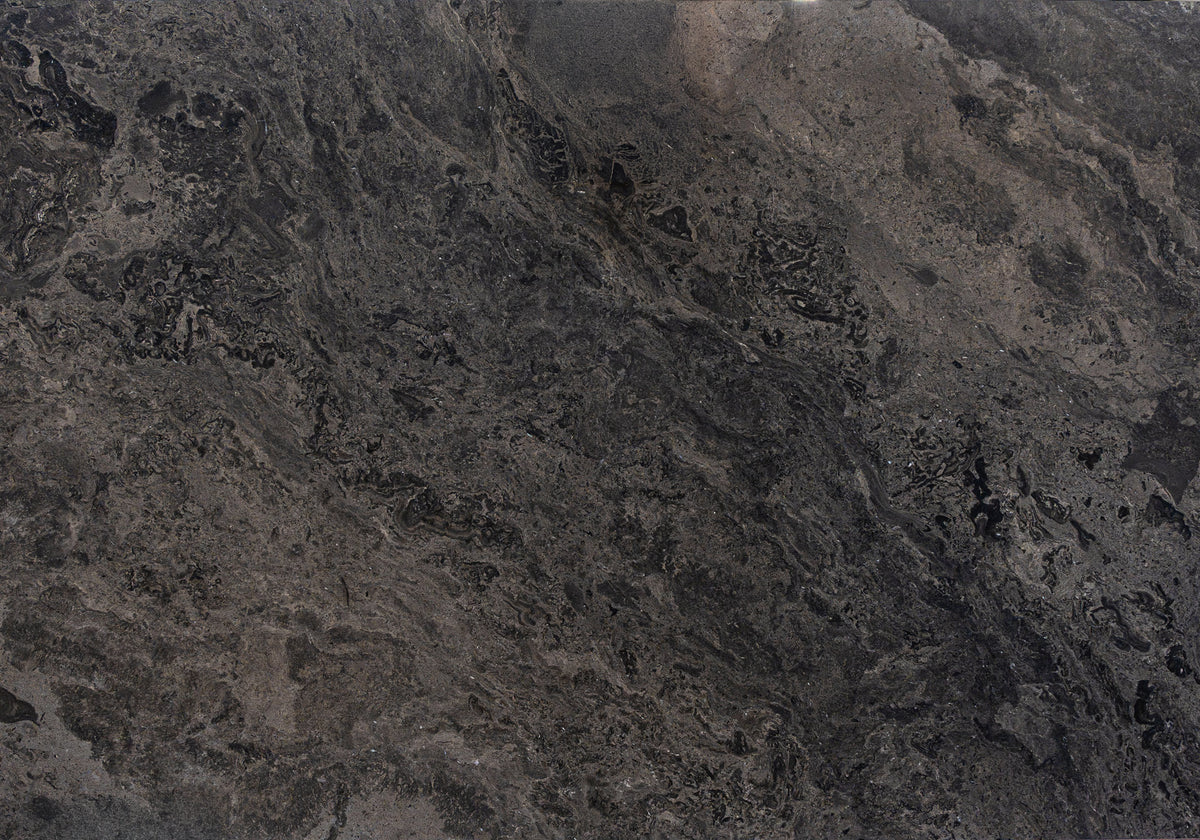 Mystic Brown Leather Travertine Slab Random