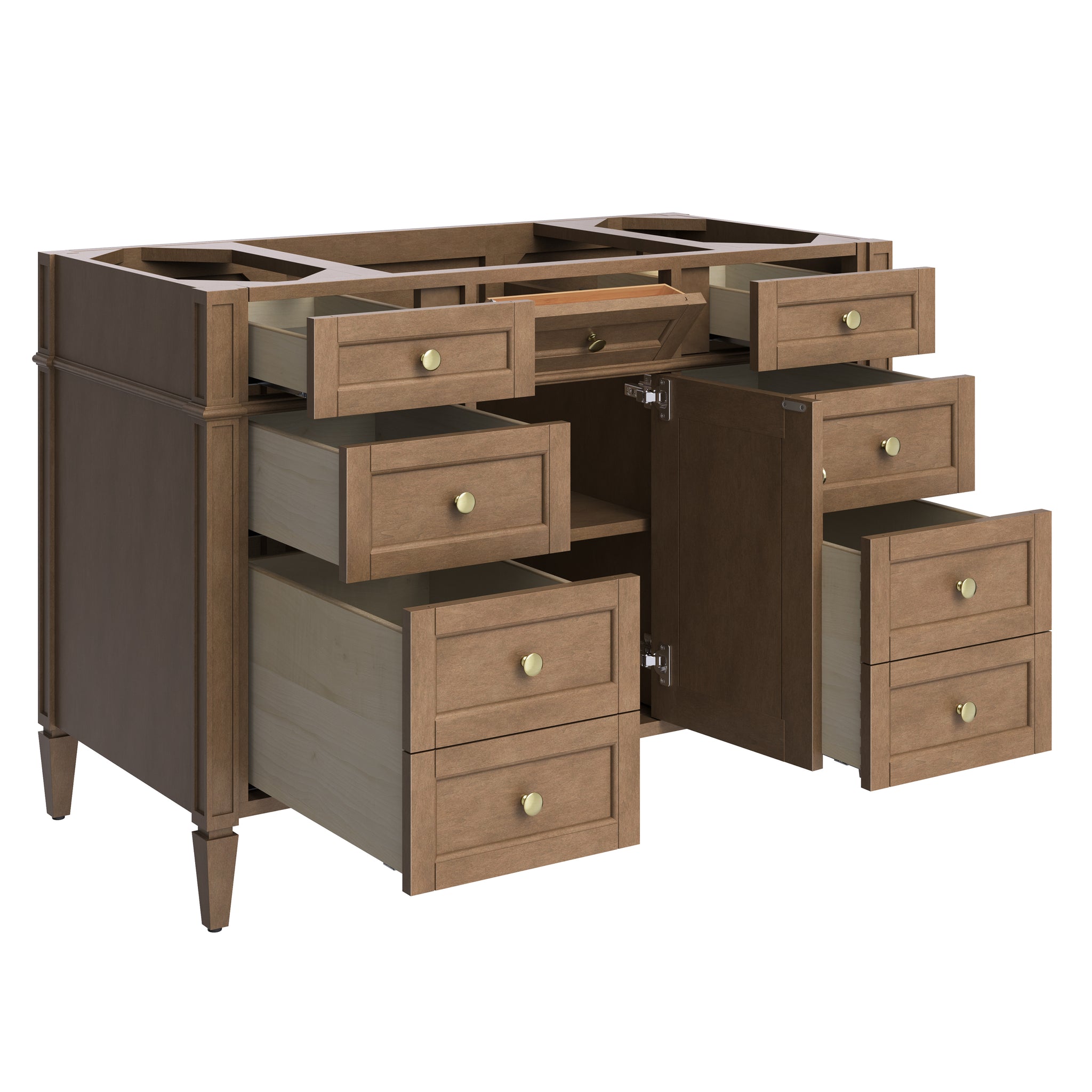 James Martin Brittany 48" Single Bathroom Vanity, Pecan, view 23