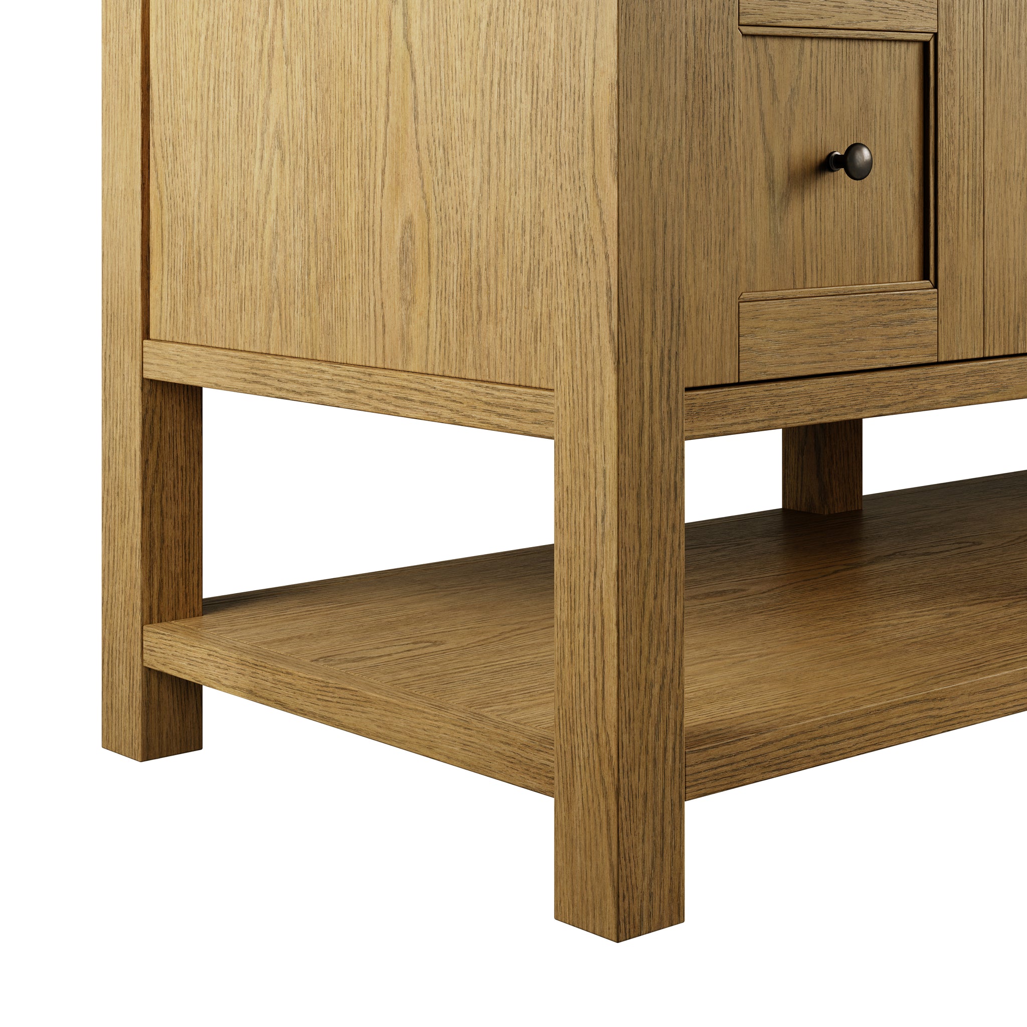 James Martin Breckenridge 84" Double Bathroom Vanity, Light Natural Oak, view 10