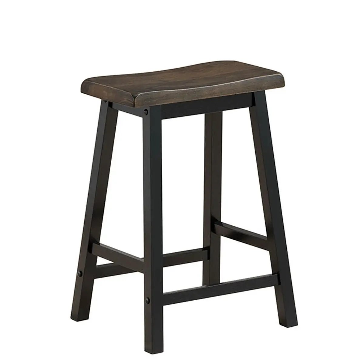 24 Inch Height Set of 2 Home Kitchen Dining Room Bar Stools by DirectDeals