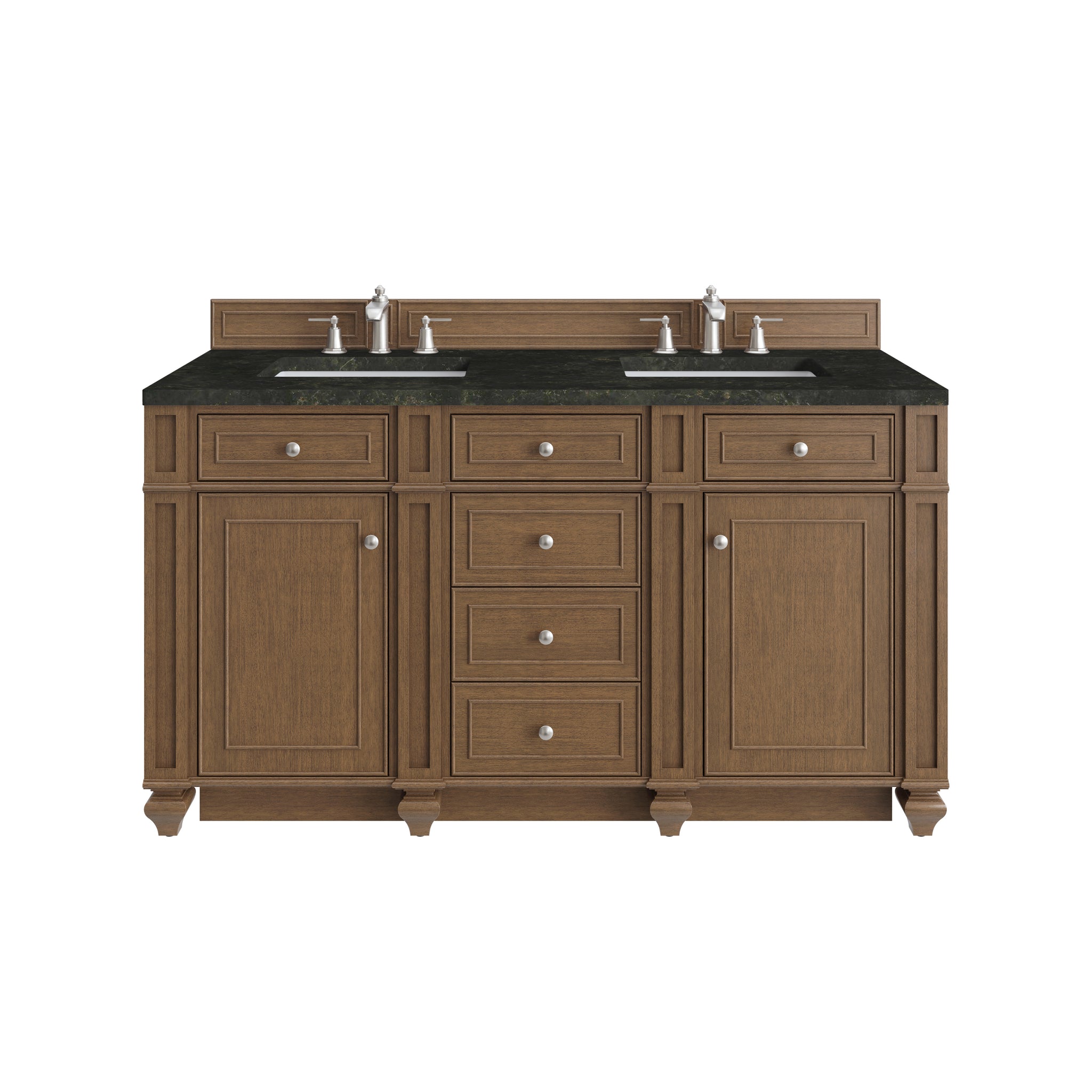 James Martin Bristol 60" Double Bathroom Vanity, Saddle Brown, view 31