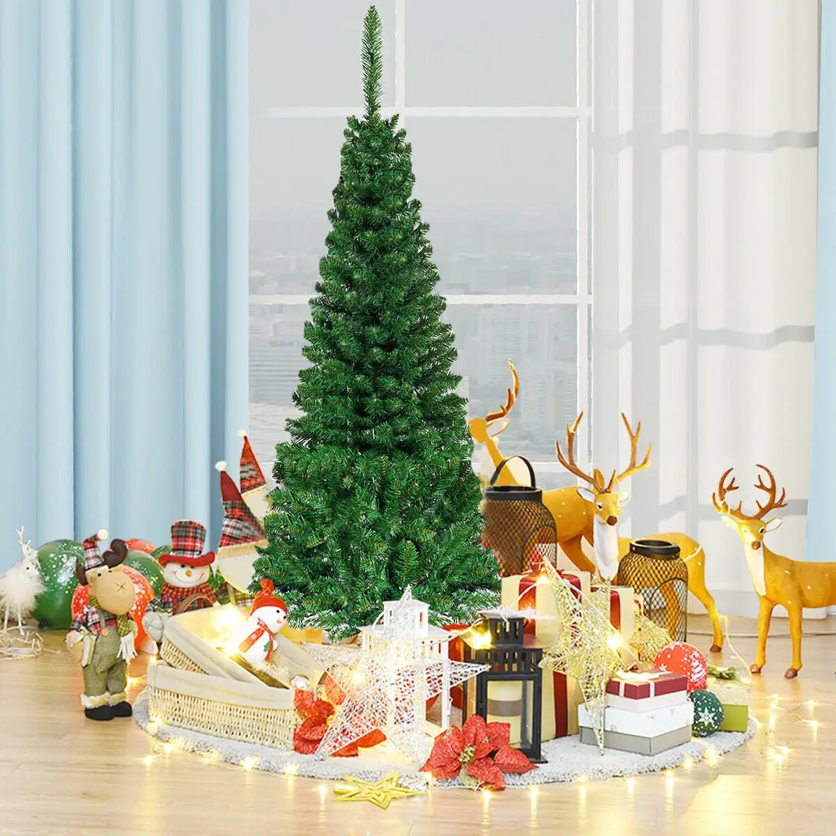 Artificial National Foot Kingswood Fir Pencil Christmas Tree, photo 4 of 24