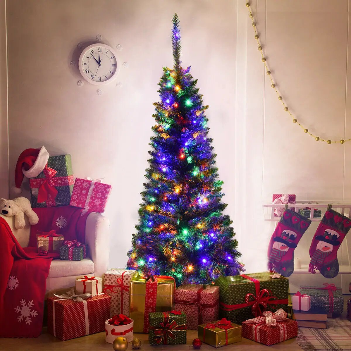 Artificial National Foot Kingswood Fir Pencil Christmas Tree, photo 14 of 24