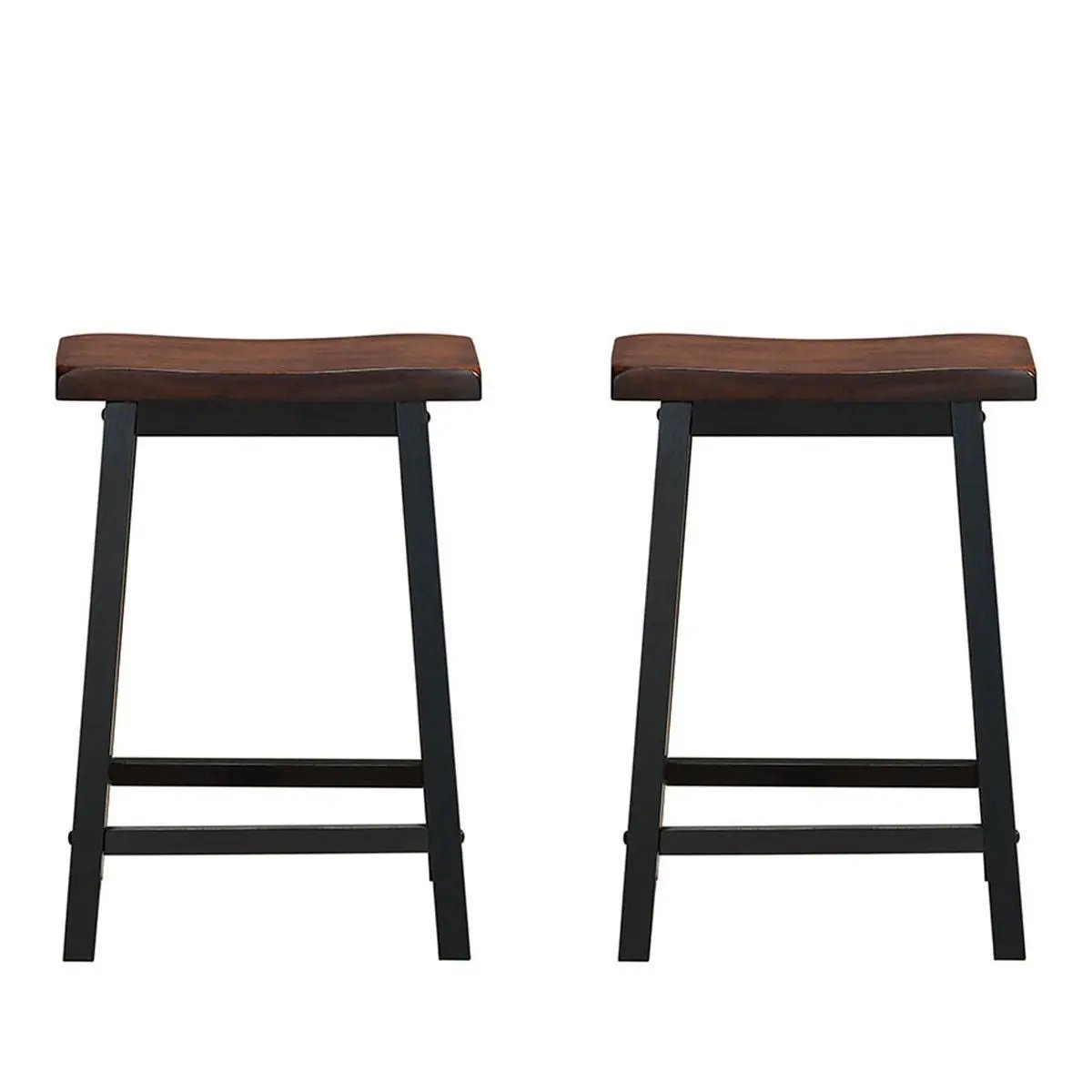 24 Inch Height Set of 2 Home Kitchen Dining Room Bar Stools, photo 8 of 12
