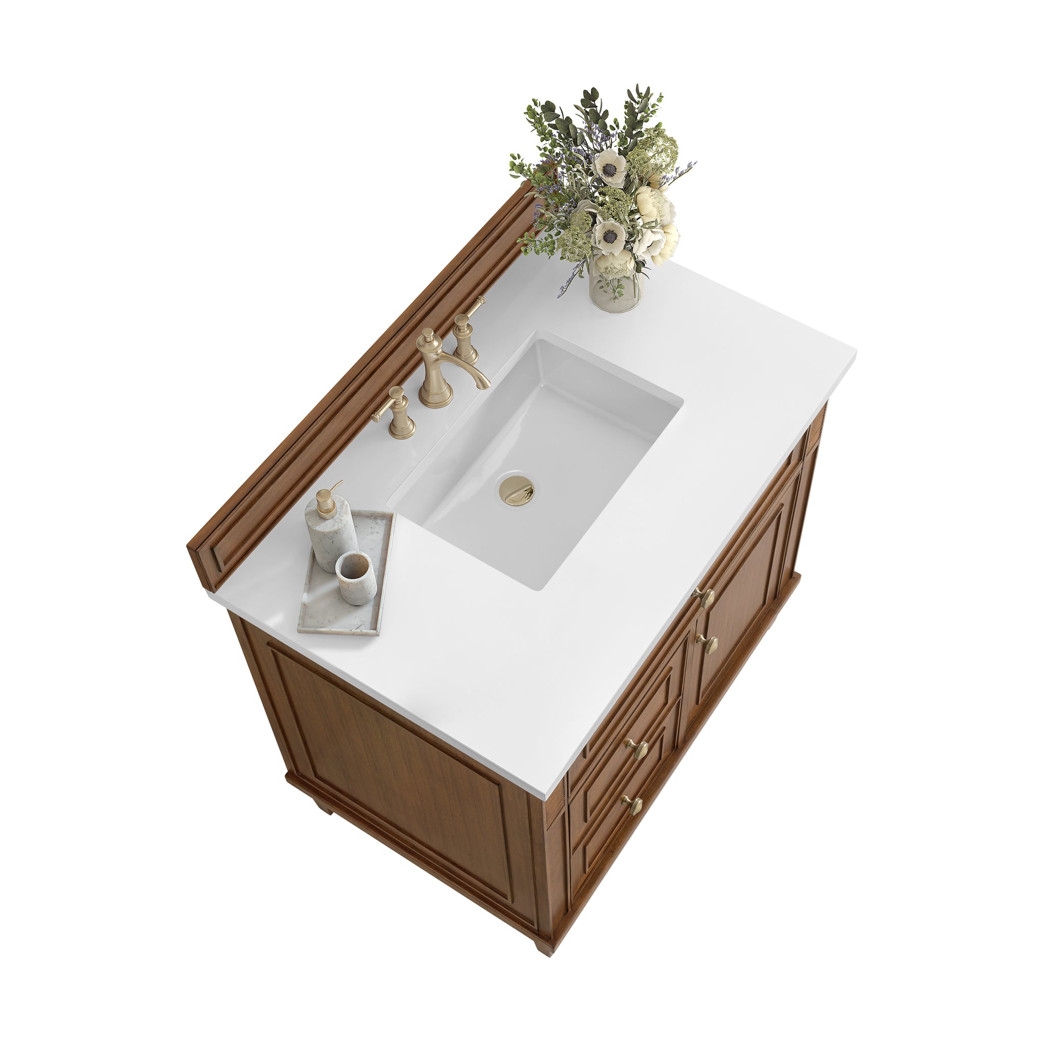 James Martin Lorelai 36" Single Bathroom Vanity, Mid-Century Walnut, view 38