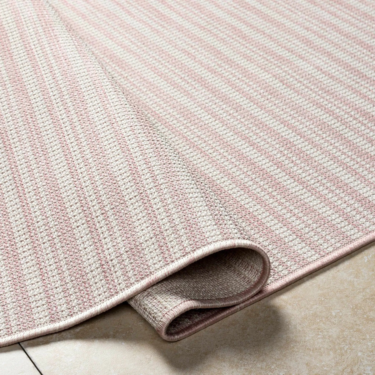 Greg Pink Outdoor Area Rug - Clearance, photo 7 of 9