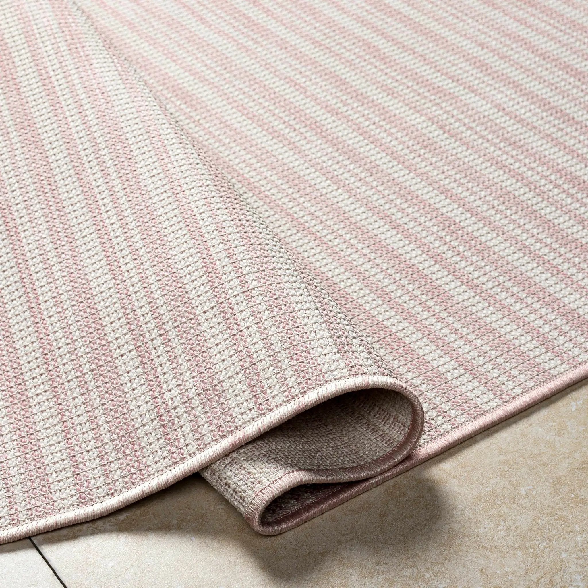 Greg Pink Outdoor Area Rug - Clearance by Boutique Rugs