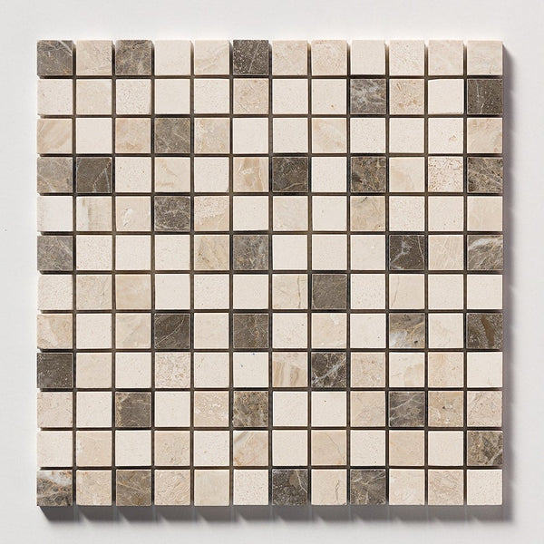 Nantes Honed 1x1 Marble Mosaics 12x12
