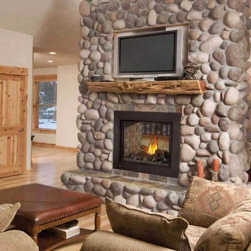 Napoleon Ascent 43-Inch Multi-View 3-Sided Glass Ember Bed Direct Vent Natural Gas Fireplace [BHD4PGN] (SAK62815) by SAKSBY WHOLESALE