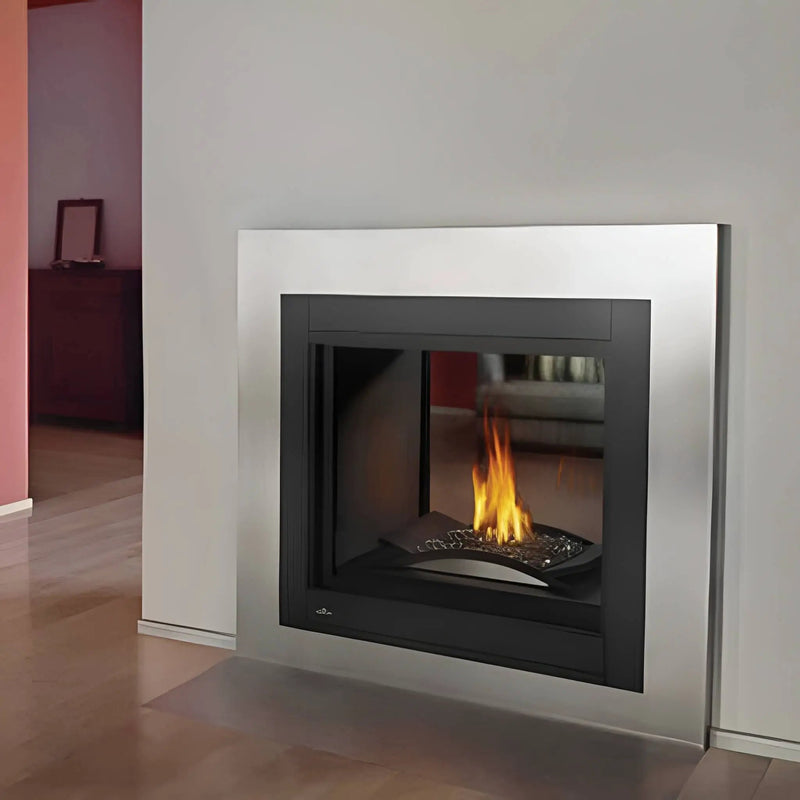 Napoleon Ascent 43-Inch Multi-View 3-Sided Glass Ember Bed Direct Vent Natural Gas Fireplace [BHD4PGN] (SAK62815) by SAKSBY WHOLESALE