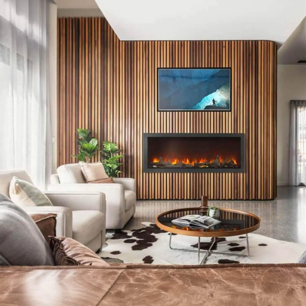 Napoleon Astound Built-In Electric Fireplace With Premium Remote & Mobile App [NEFB50/62/74/96AB] (SAK34921) by SAKSBY WHOLESALE