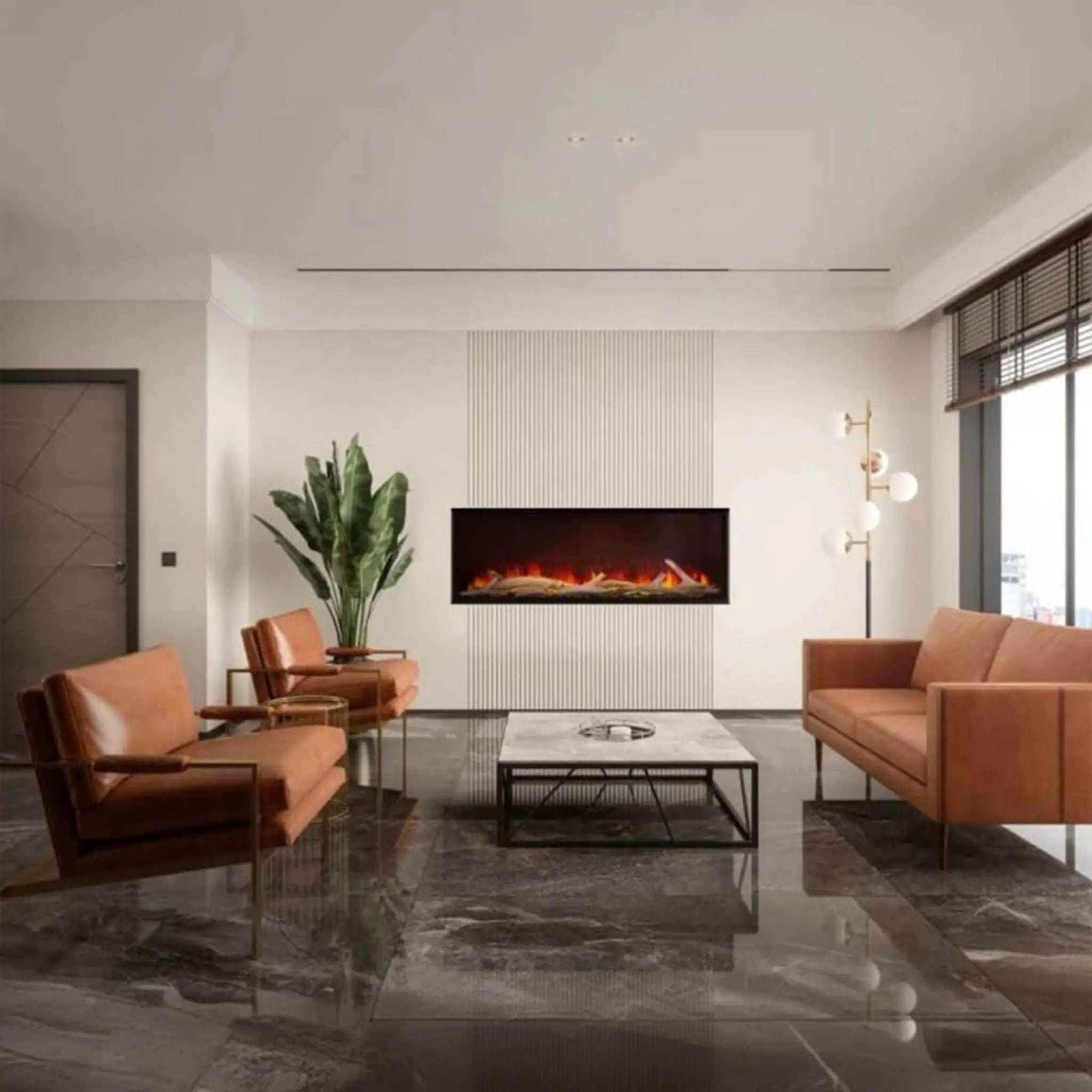 Napoleon Astound Built-In Electric Fireplace With Premium Remote & Mobile App [NEFB50/62/74/96AB] (SAK34921) by SAKSBY WHOLESALE