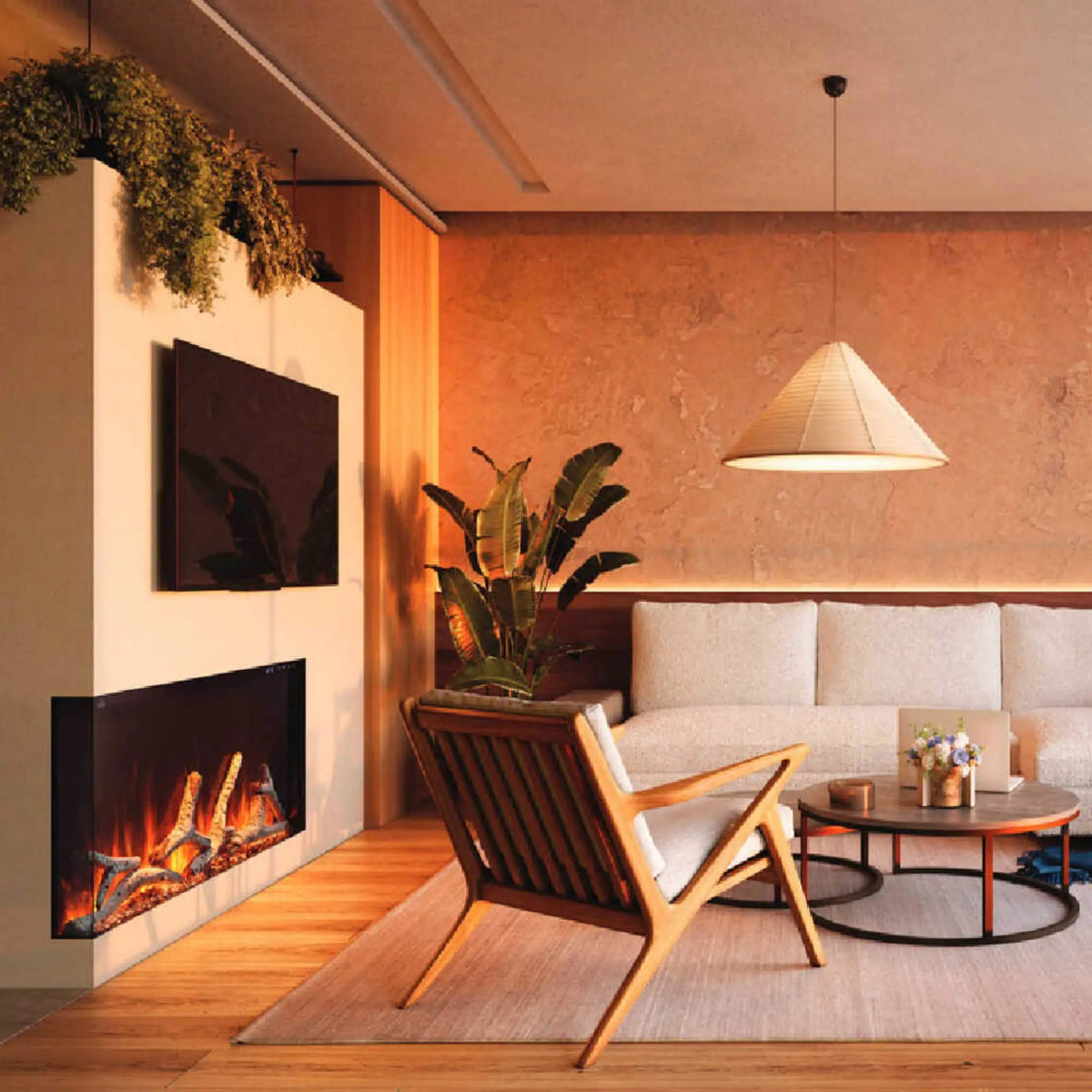 Napoleon Astound FlexMount Built-In Electric Fireplace [NEFL50/62/74AB] (SAK51294) by SAKSBY WHOLESALE