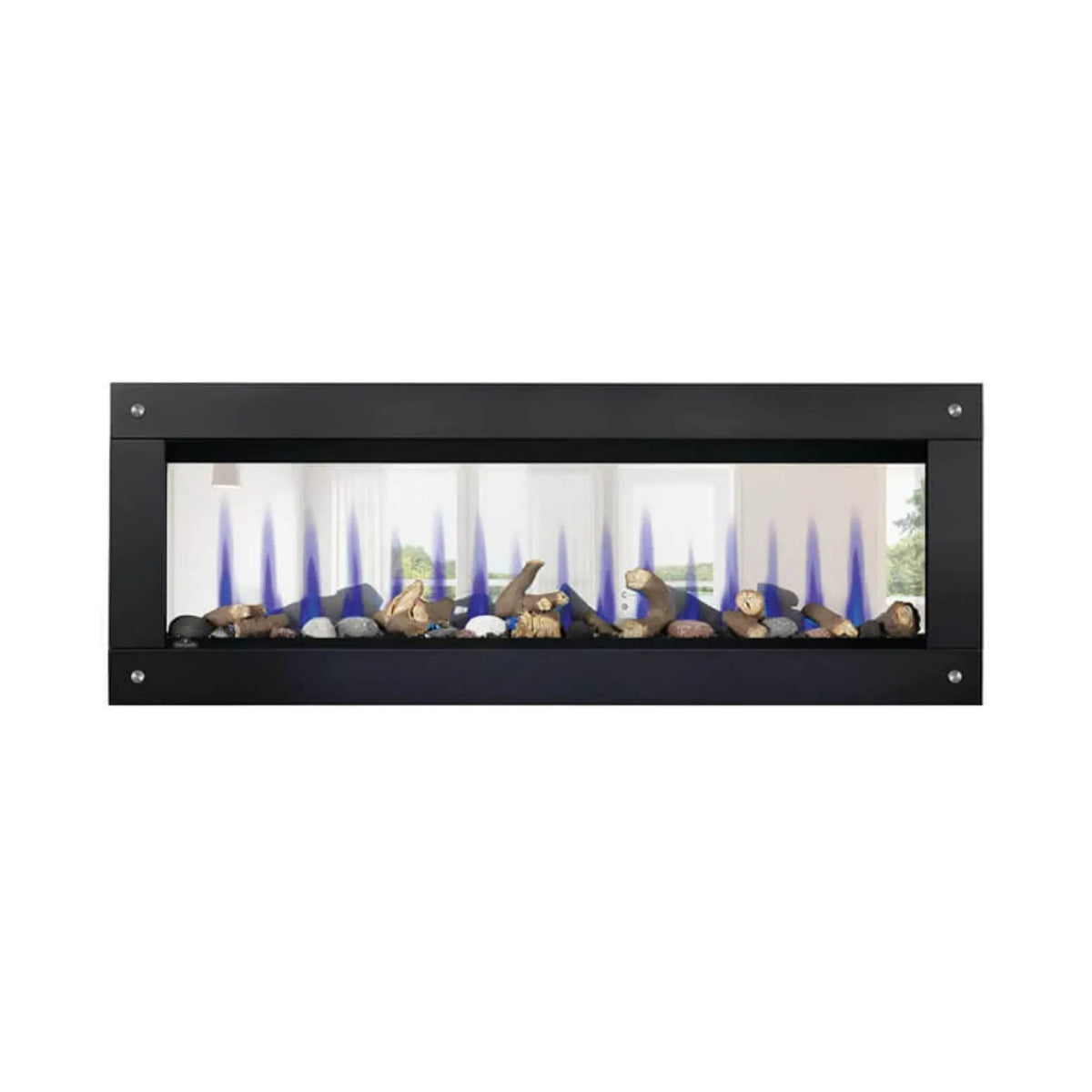 Napoleon Clearion Elite 60-Inch Fully Recessed See Thru Wall Mounted Electric Fireplace [NEFBD60HE] (SAK31716) by SAKSBY WHOLESALE