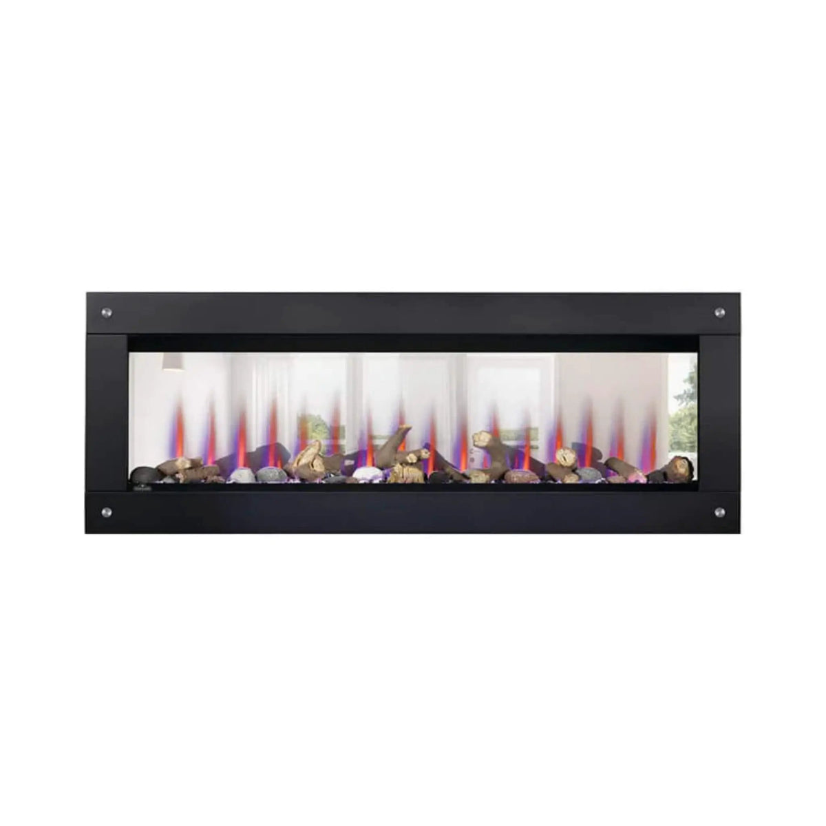 Napoleon Clearion Elite 60-Inch Fully Recessed See Thru Wall Mounted Electric Fireplace [NEFBD60HE] (SAK31716) by SAKSBY WHOLESALE