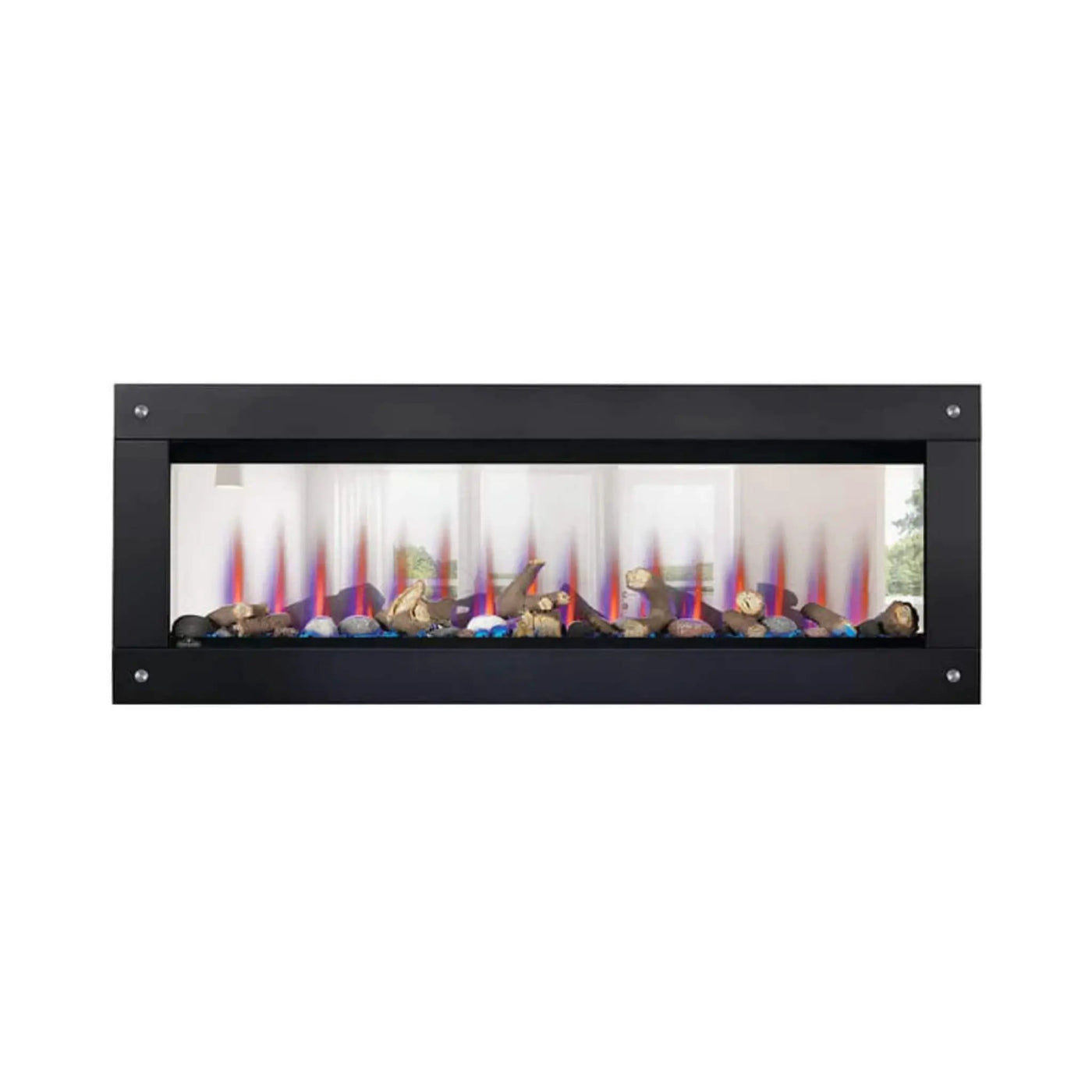 Napoleon Clearion Elite 60-Inch Fully Recessed See Thru Wall Mounted Electric Fireplace [NEFBD60HE] (SAK31716) by SAKSBY WHOLESALE