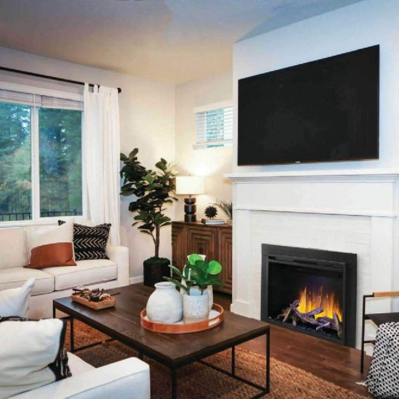 Napoleon Element Self-Trimming Built-In Electric Fireplace [NEFB36/42H-BS-1] (SAK58173) by SAKSBY WHOLESALE