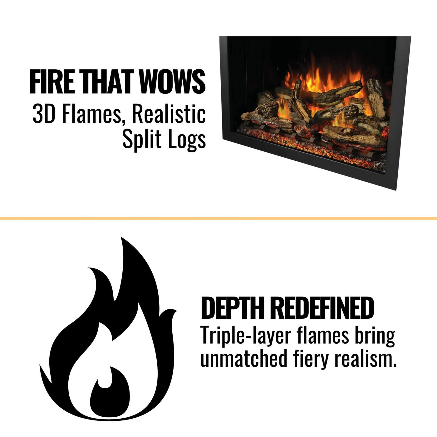 Napoleon Elevation Built-In Electric Fireplace [NEFB36/42H-MF] (SAK25428) by SAKSBY WHOLESALE