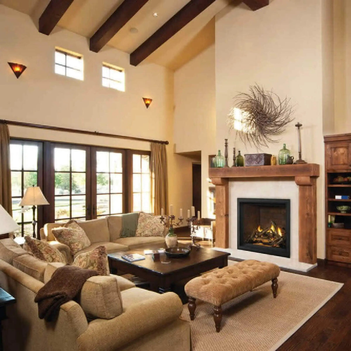 Napoleon Elevation X 36 38-Inch Direct Vent Electronic Ignition Propane Gas Fireplace With Remote Control [EX36N/PTEL] (SAK83365) by SAKSBY WHOLESALE