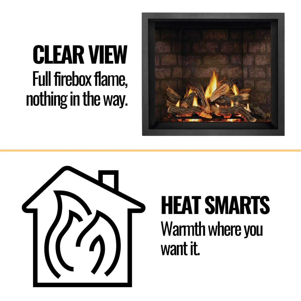 Napoleon Elevation X 42 44-Inch Direct Vent Electronic Ignition Propane Gas Fireplace [EX42N/PTEL] (SAK83652) by SAKSBY WHOLESALE