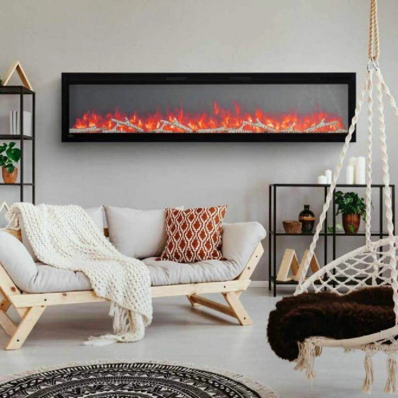Napoleon Entice Wall-Hanging Electric Fireplace With Multi-Function Remote Control (SAK74519) by SAKSBY WHOLESALE