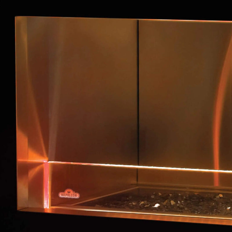 Napoleon Galaxy 48 50-Inch Outdoor Linear See-Thru Electronic Start Natural Gas Fireplace [GSS48STE] (SAK67432) by SAKSBY WHOLESALE