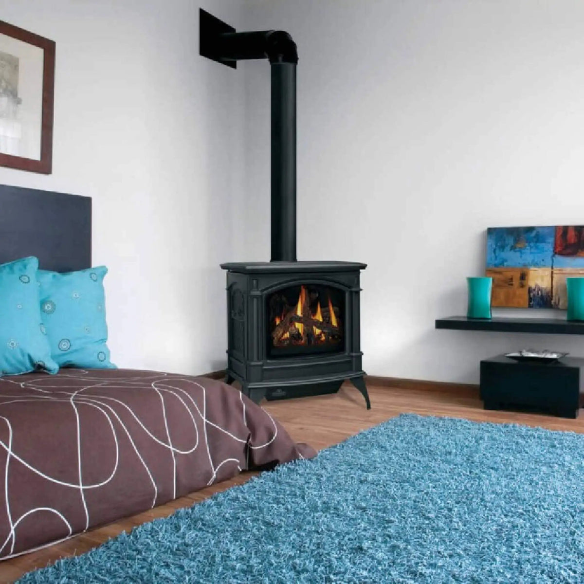 Napoleon Knightsbridge 60 Majolica Brown 27-Inch Natural Gas Stove With Flame And Heat Adjustment [GDS60-1NNSB] (SAK14738) by SAKSBY WHOLESALE