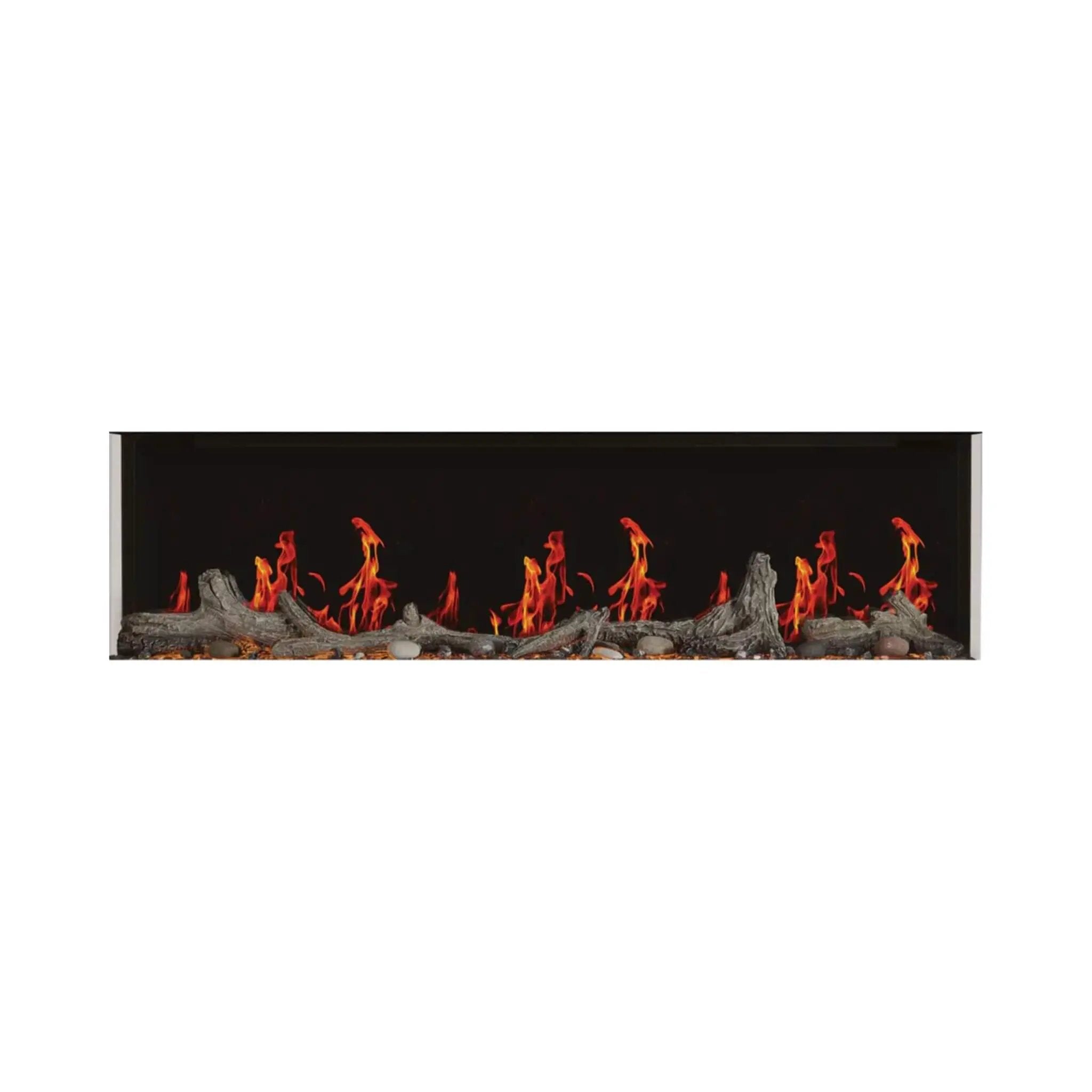 Napoleon Luminex 65-Inch LCD Built-In Electric Fireplace With Remote Control [NEFL65LCD-3SV] (SAK83665) by SAKSBY WHOLESALE