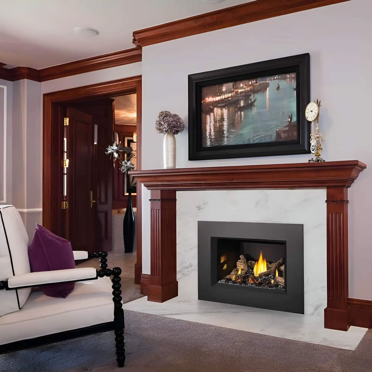 Napoleon Oakville X3/X4 Direct Vent Electronic Ignition Natural Gas Fireplace Insert [GDIX3N/4N-1] (SAK21347) by SAKSBY WHOLESALE