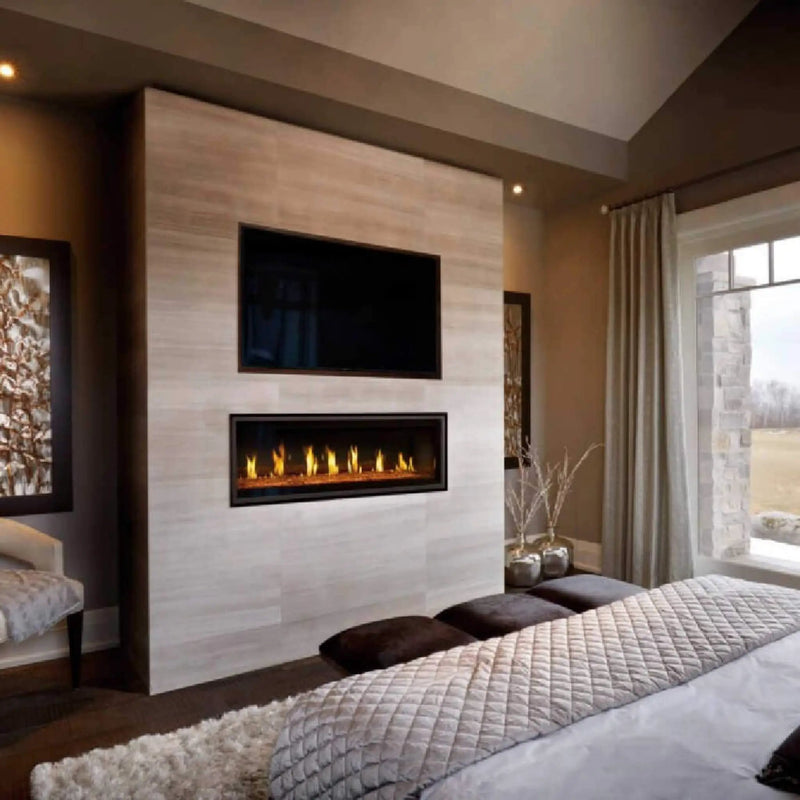 Napoleon Vector 50 Single-Sided 65-Inch Direct Vent Electronic Natural Gas Fireplace With Night Light System [LV50N-2] (SAK29481) by SAKSBY WHOLESALE