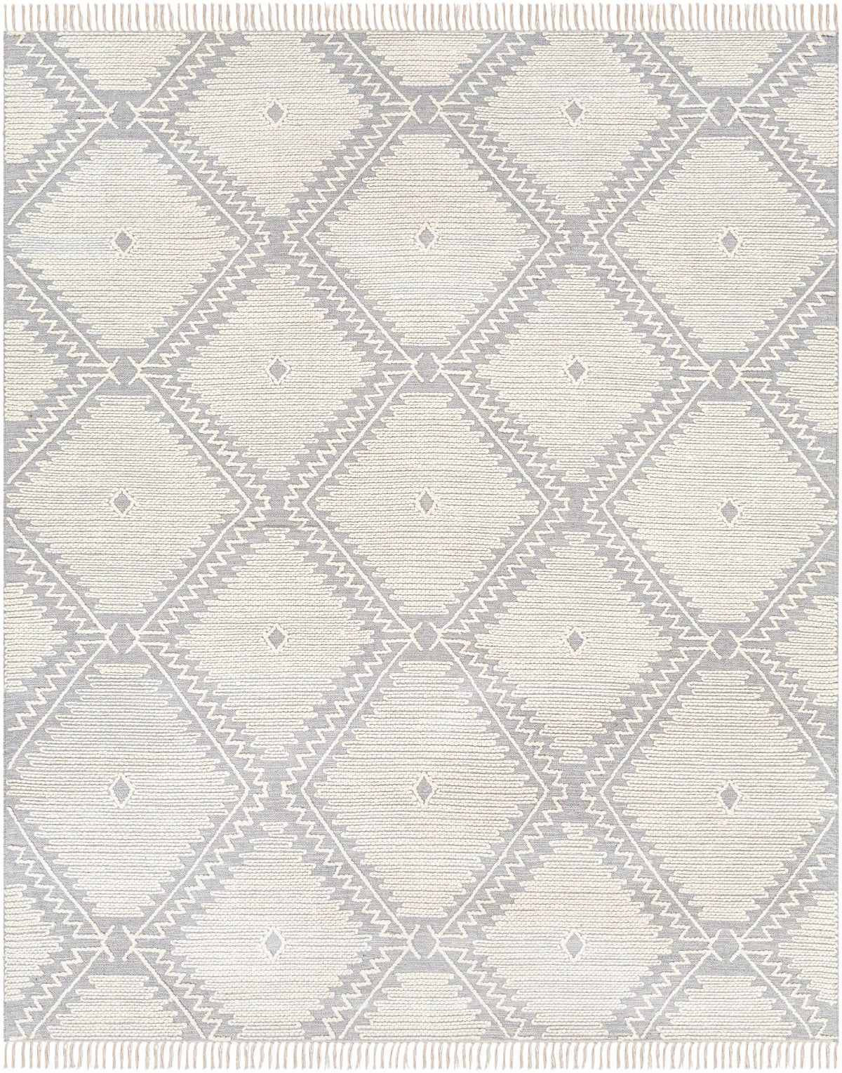 Naranjito Cream/Slate Trellis 2x3 Rug - Clearance