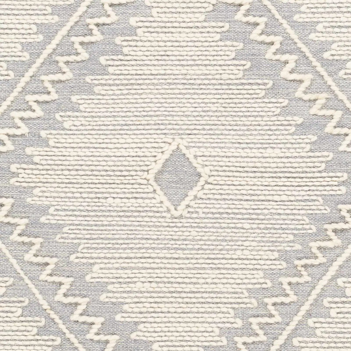 Naranjito Cream/Slate Trellis 2x3 Rug - Clearance, sample swatch