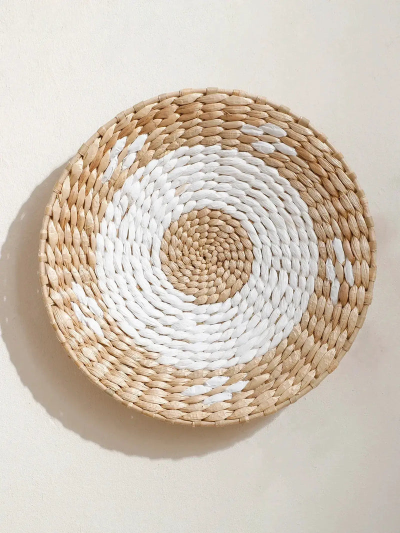 Natural Seagrass Handmade Wall Decor with Organic Texture by House Of Avana