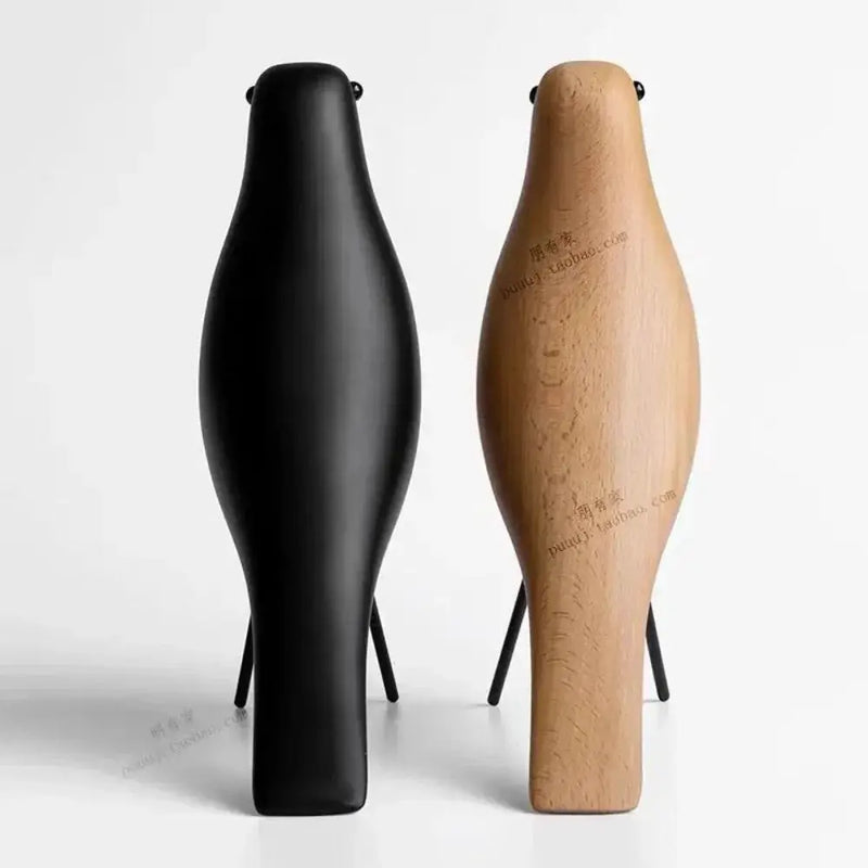 Minimalist Wooden Bird Figurine Decorative Tabletop Accent by House Of Avana