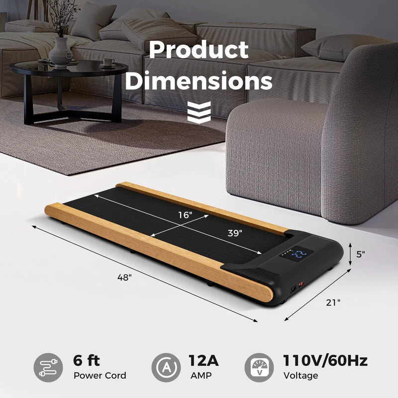 3-in-1 Walking Pad with Remote and Smart APP Control for Home Office by DirectDeals