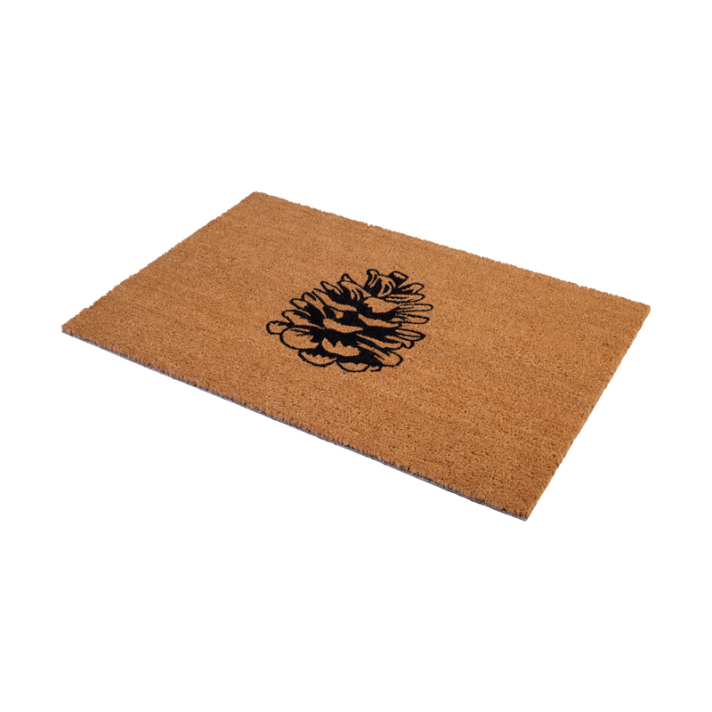 Nature Lover Pine Cone Coir Doormat by Fab Habitat