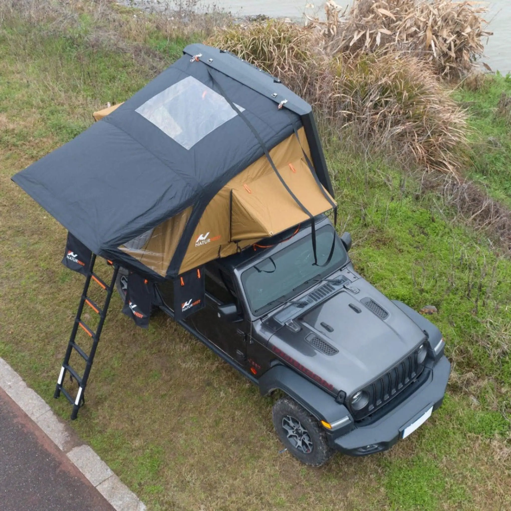 Naturnest Sirius 2 Premium 2XL 3-Person Clamshell Rooftop Tent (SAK91382) by SAKSBY WHOLESALE